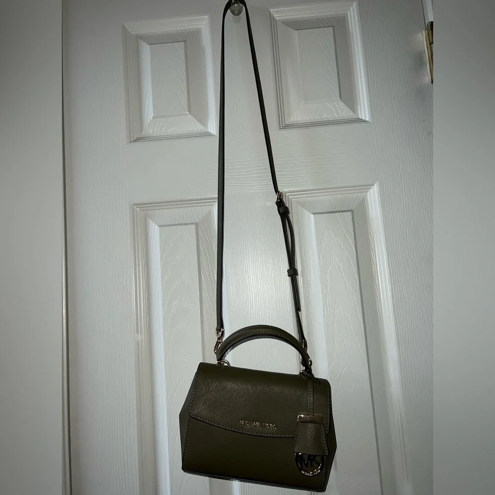 Michael Kors OLIVE Ava Extra Small Saffiano Leather Crossbody Bag - Picture 9 of 9